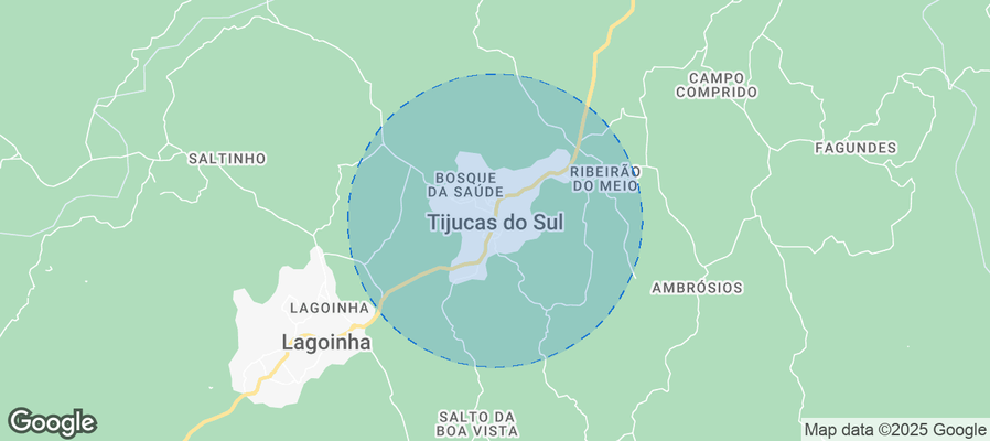 Tijucas do Sul Airbnb map